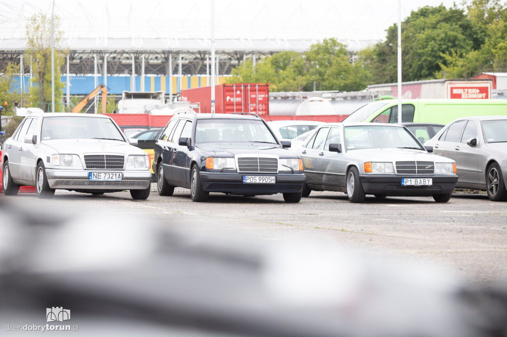 Zlot Mercedesów w MotoParku w Toruniu