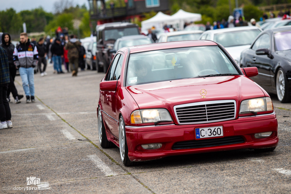 Zlot Mercedesów w MotoParku w Toruniu