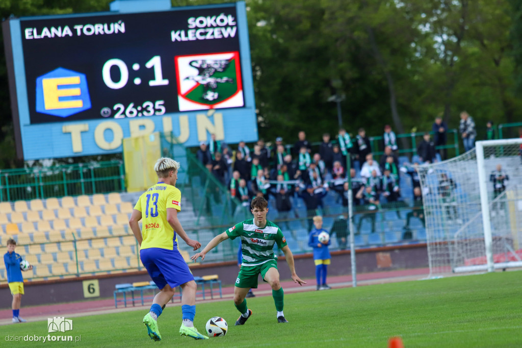 Elana Toruń 0:2 Klub sportowy Sokołów Kleczew
