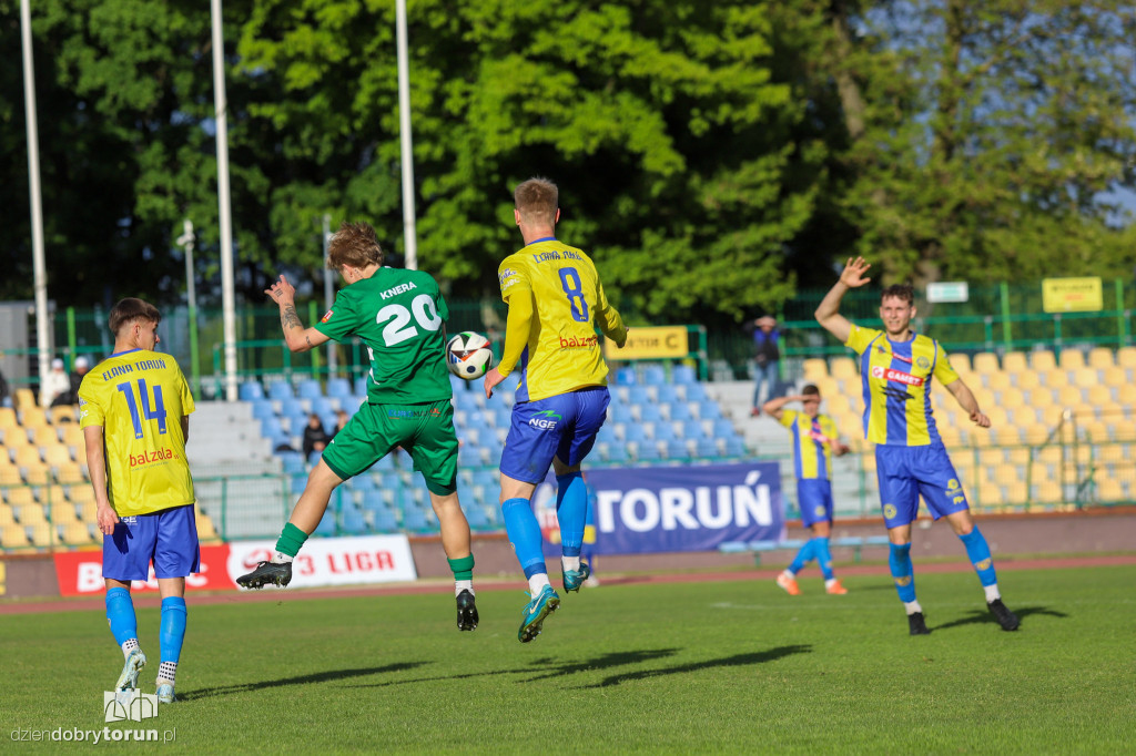 Elana Toruń 0:2 Klub sportowy Sokołów Kleczew