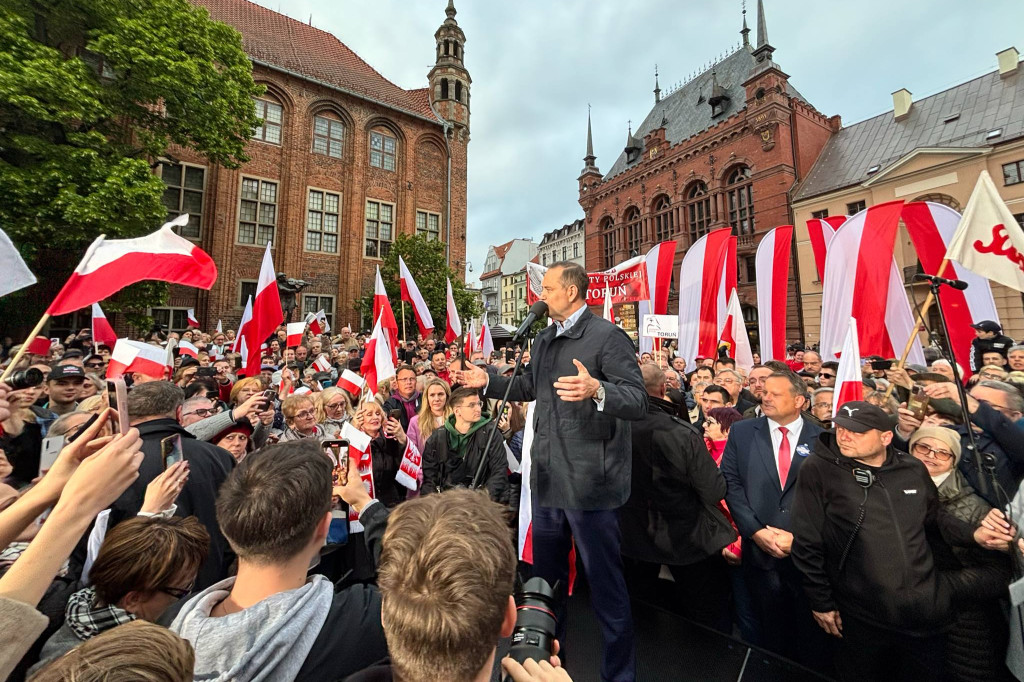 Karol Nawrocki w Toruniu
