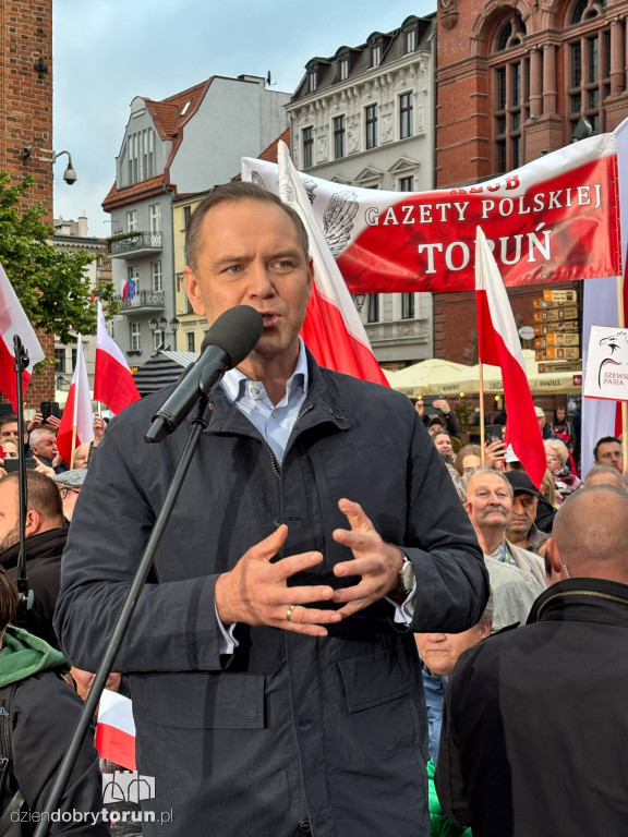 Karol Nawrocki w Toruniu