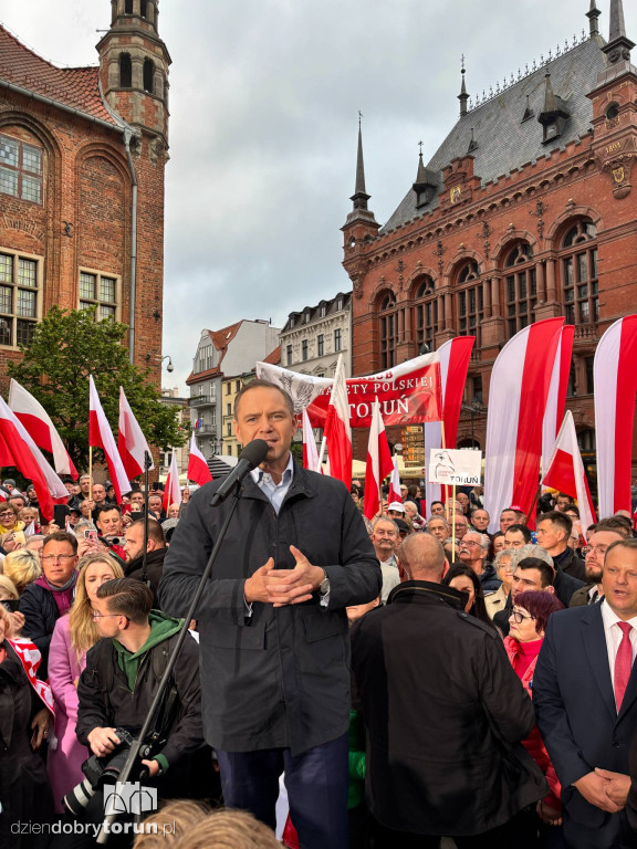 Karol Nawrocki w Toruniu