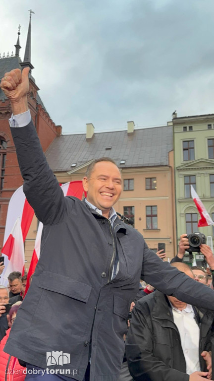 Karol Nawrocki w Toruniu