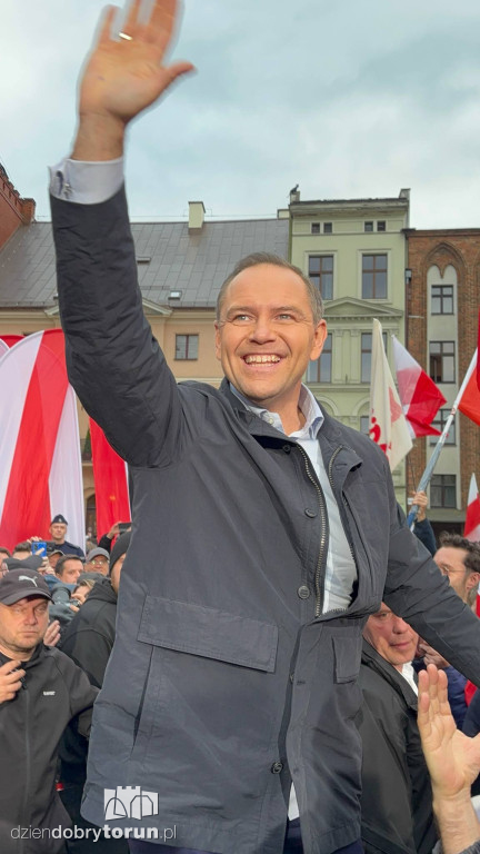 Karol Nawrocki w Toruniu