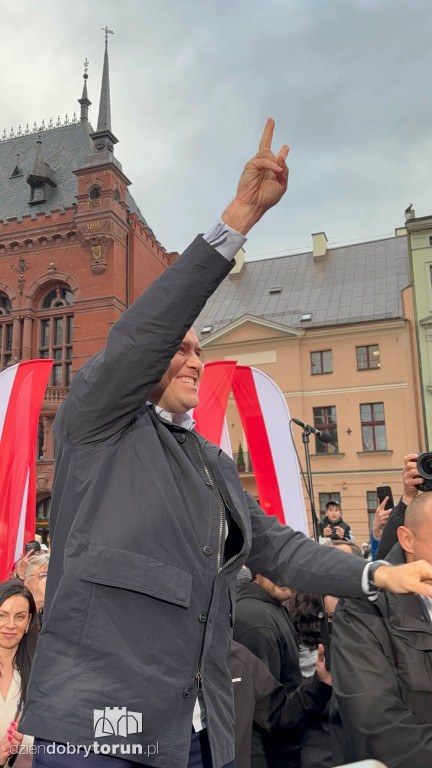 Karol Nawrocki w Toruniu