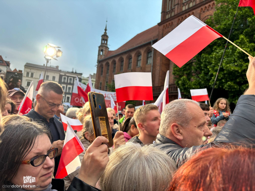 Karol Nawrocki w Toruniu