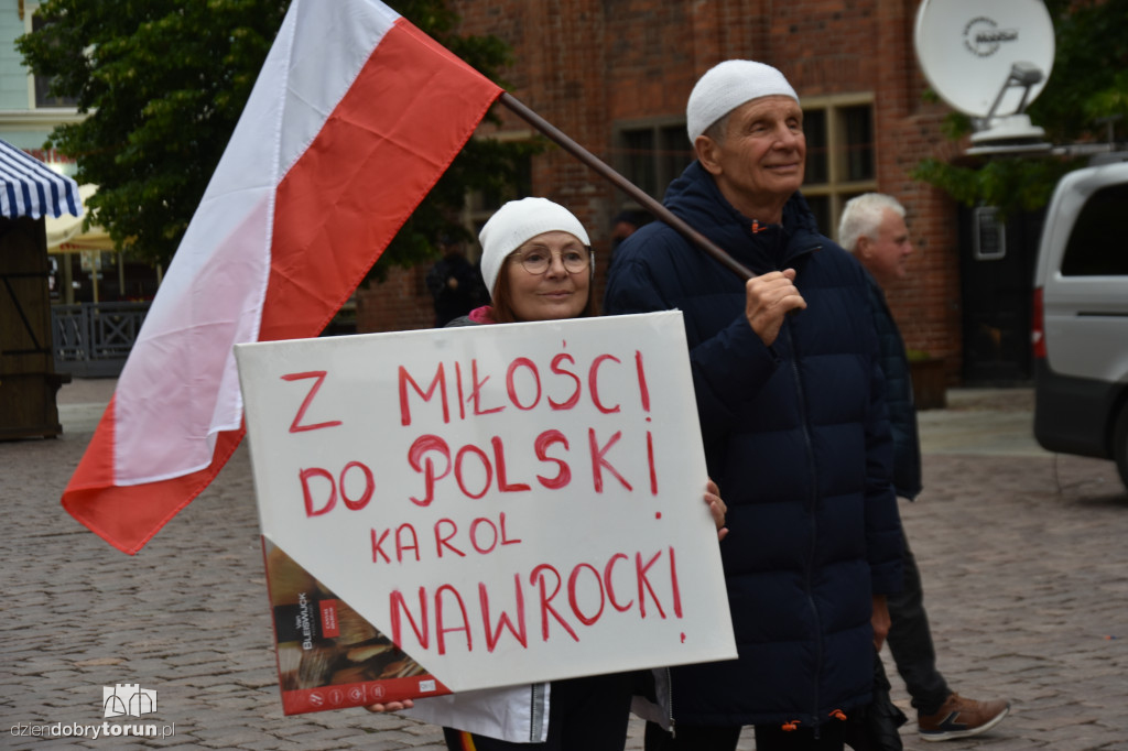 Karol Nawrocki w Toruniu