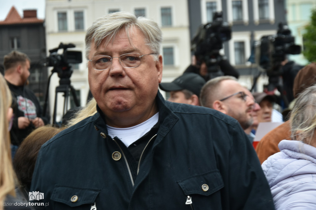 Karol Nawrocki w Toruniu