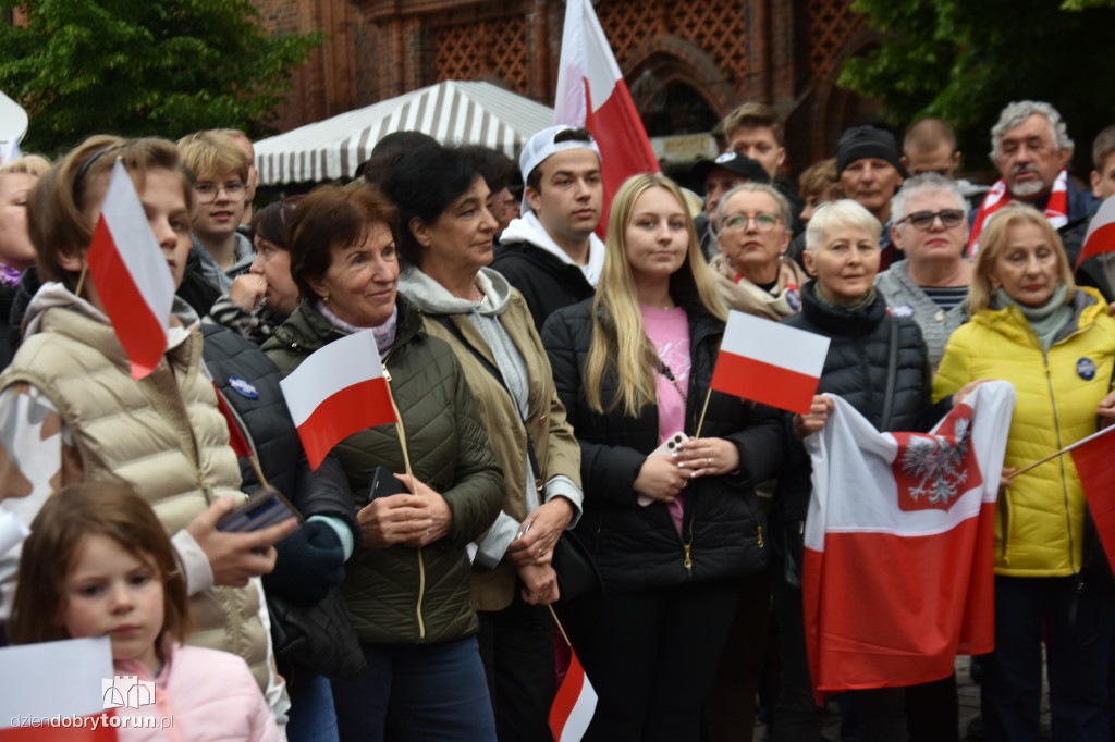Karol Nawrocki w Toruniu