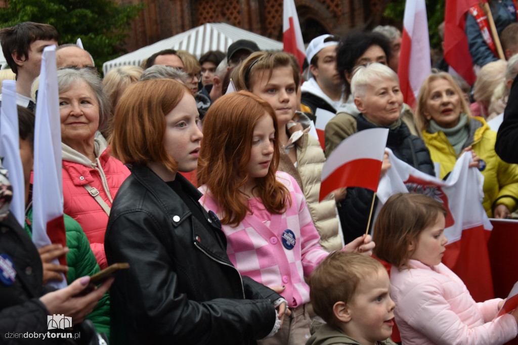 Karol Nawrocki w Toruniu