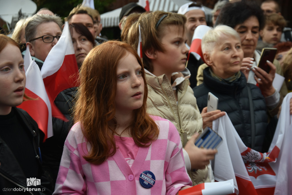 Karol Nawrocki w Toruniu