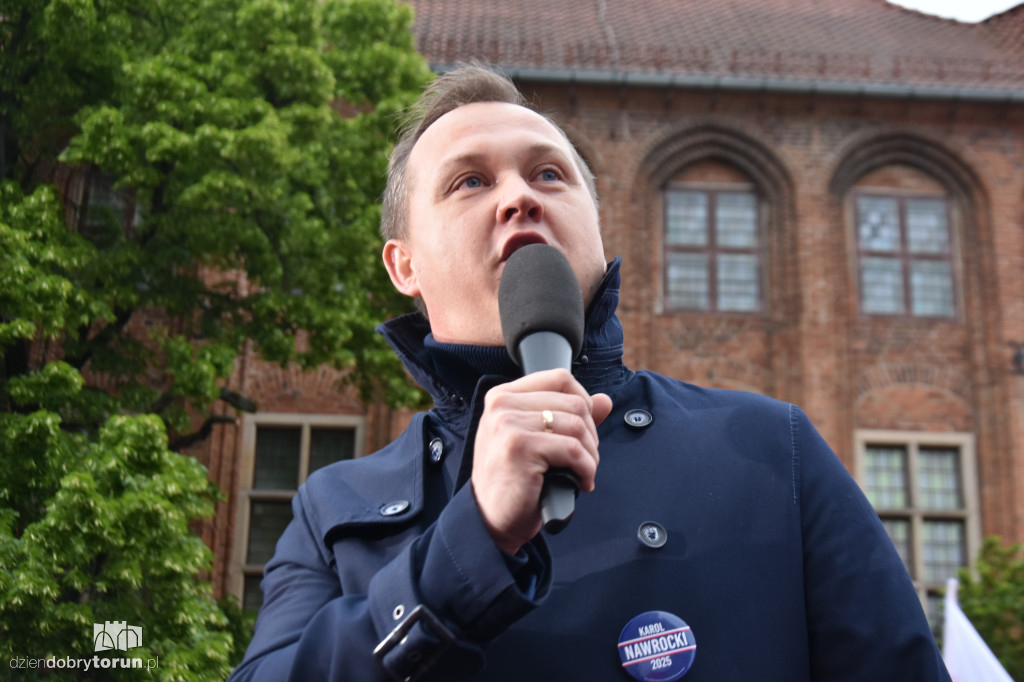 Karol Nawrocki w Toruniu