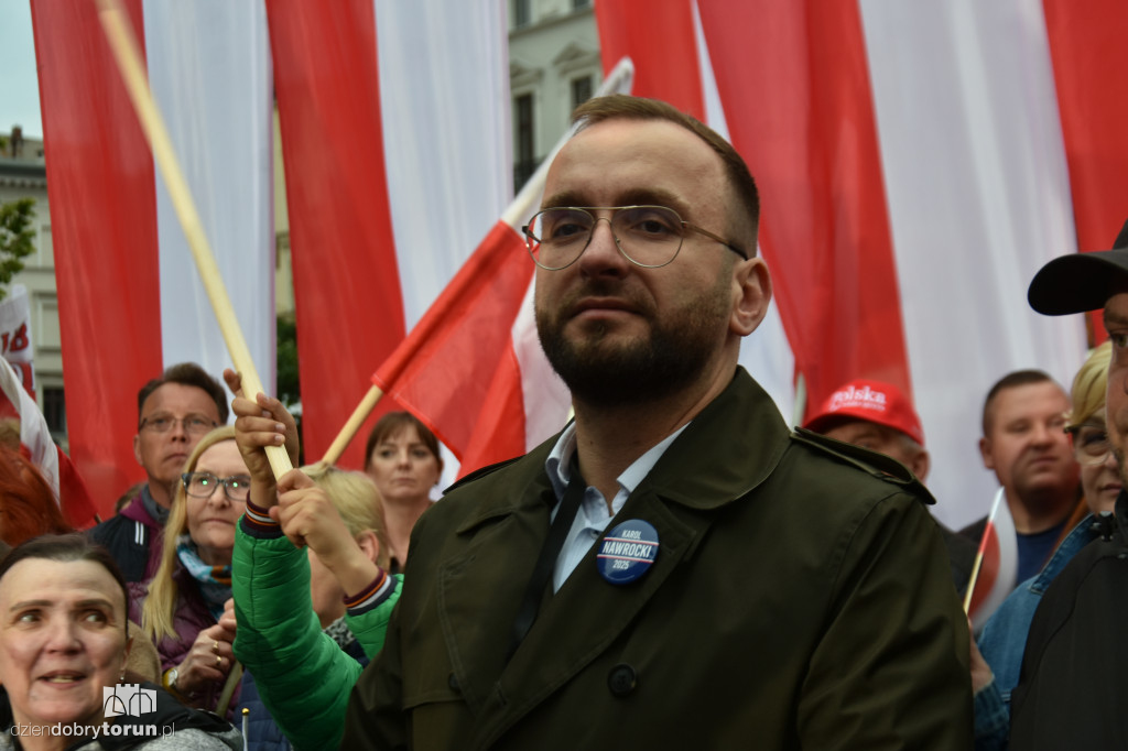 Karol Nawrocki w Toruniu