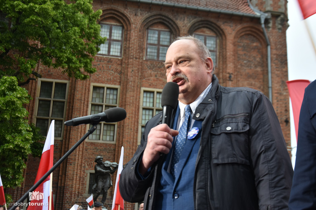 Karol Nawrocki w Toruniu
