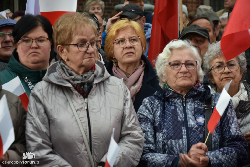 Karol Nawrocki w Toruniu