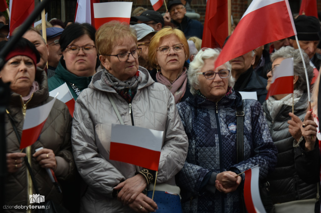 Karol Nawrocki w Toruniu
