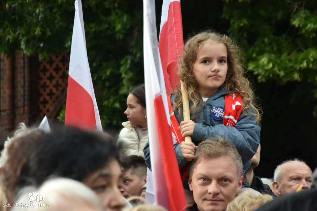 Karol Nawrocki w Toruniu