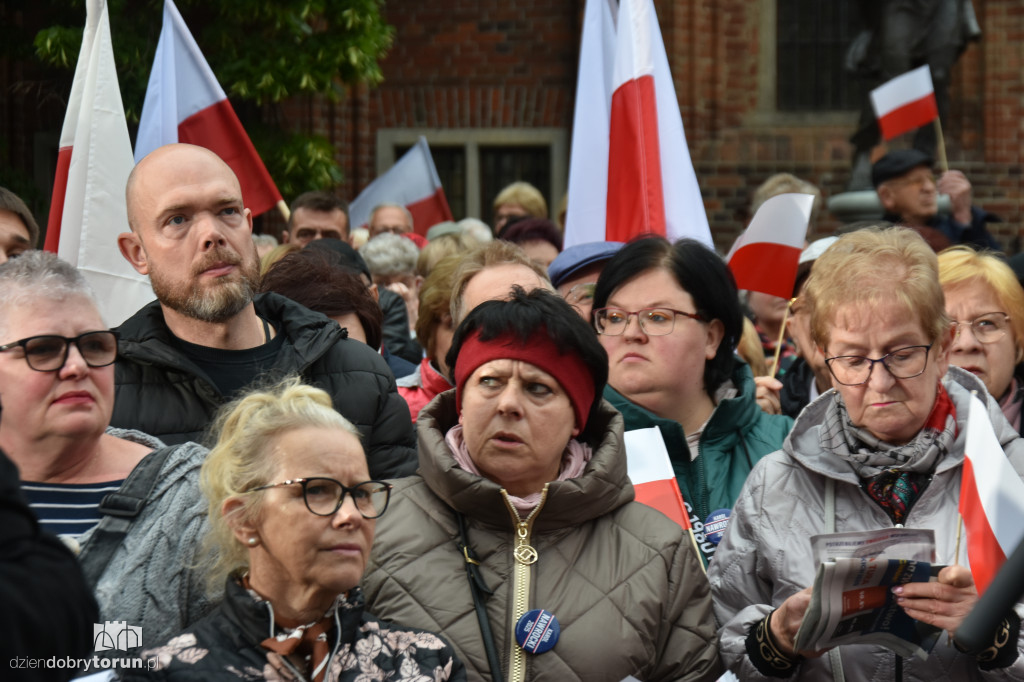 Karol Nawrocki w Toruniu