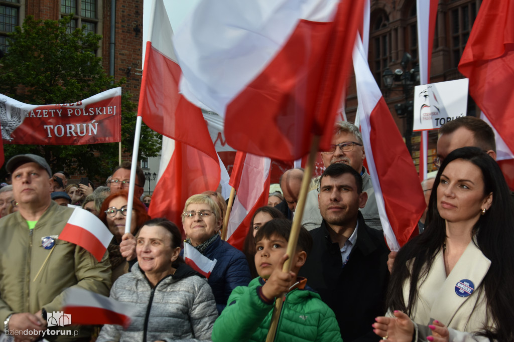 Karol Nawrocki w Toruniu