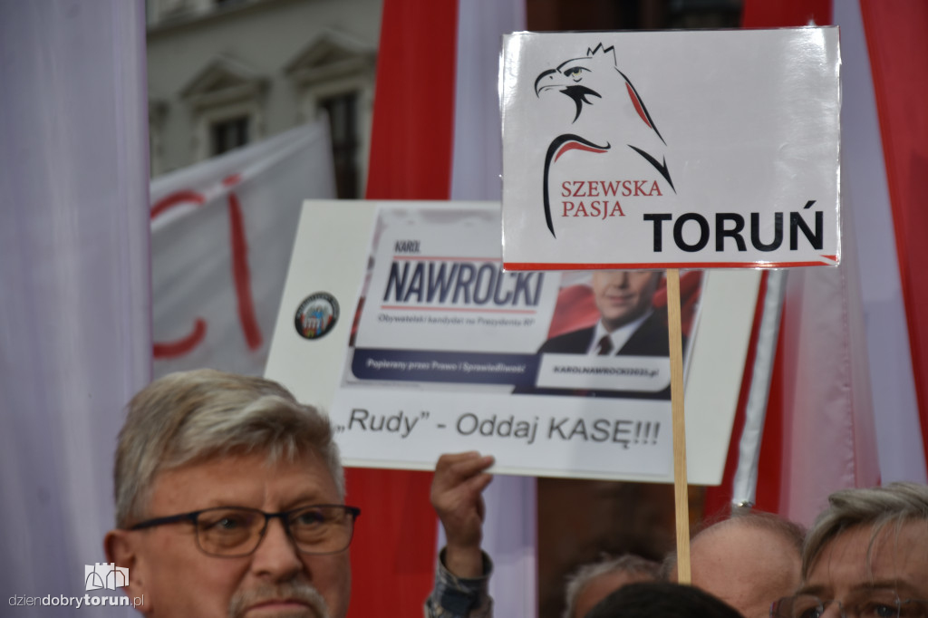 Karol Nawrocki w Toruniu