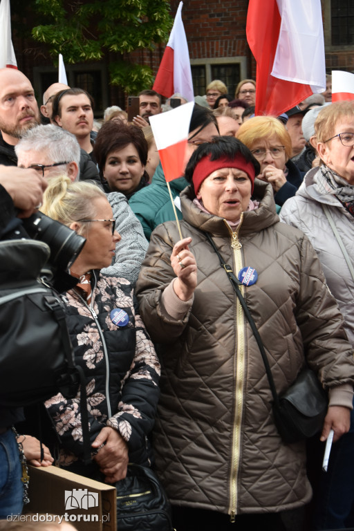 Karol Nawrocki w Toruniu