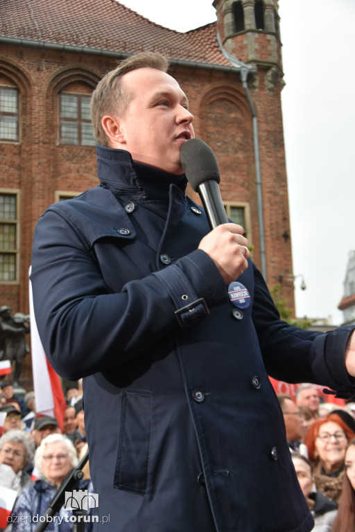 Karol Nawrocki w Toruniu