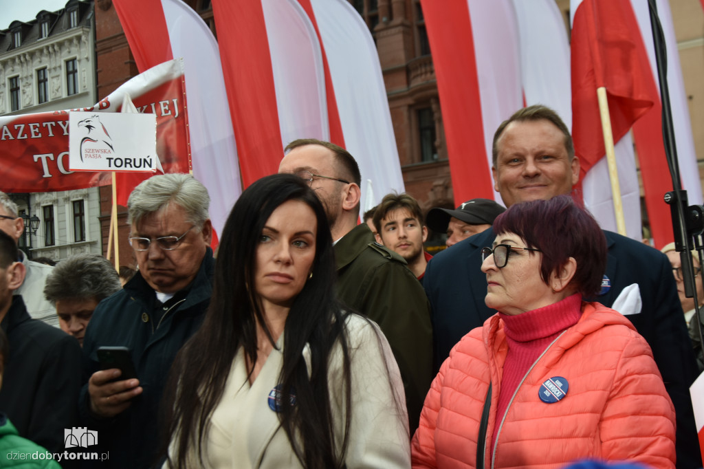 Karol Nawrocki w Toruniu