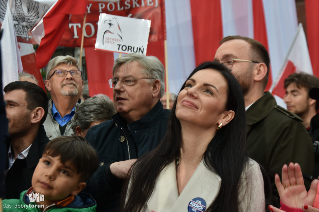 Karol Nawrocki w Toruniu
