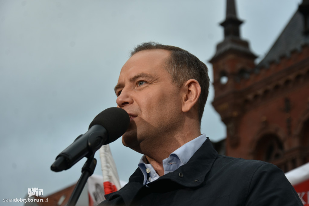 Karol Nawrocki w Toruniu