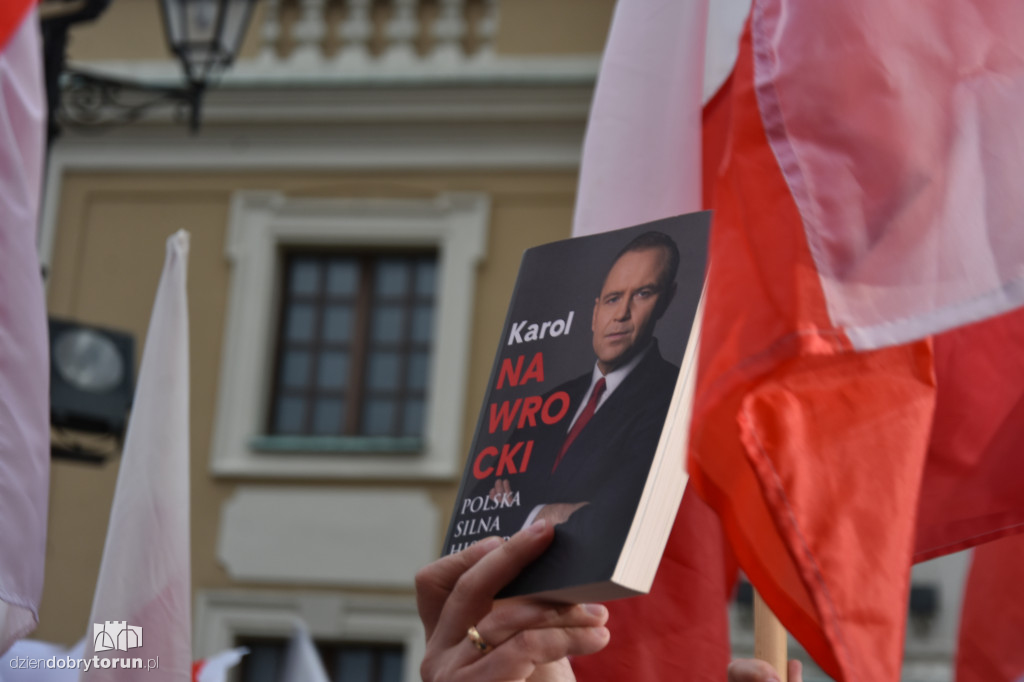 Karol Nawrocki w Toruniu