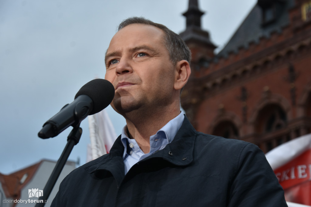Karol Nawrocki w Toruniu