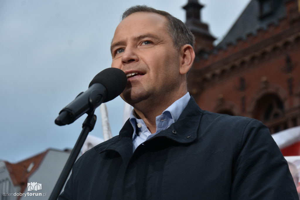 Karol Nawrocki w Toruniu