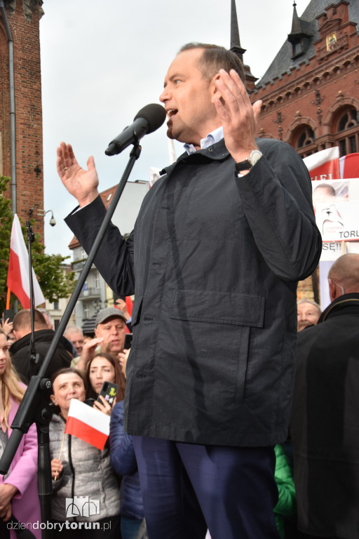 Karol Nawrocki w Toruniu