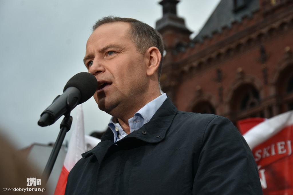 Karol Nawrocki w Toruniu