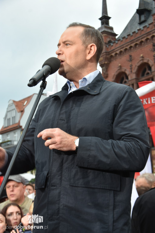 Karol Nawrocki w Toruniu