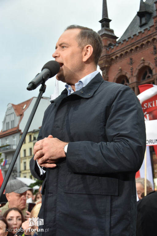 Karol Nawrocki w Toruniu