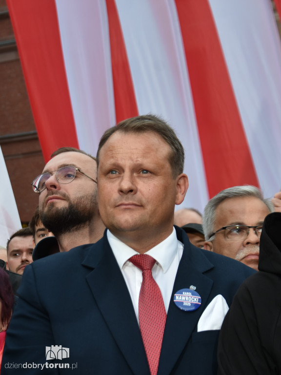 Karol Nawrocki w Toruniu