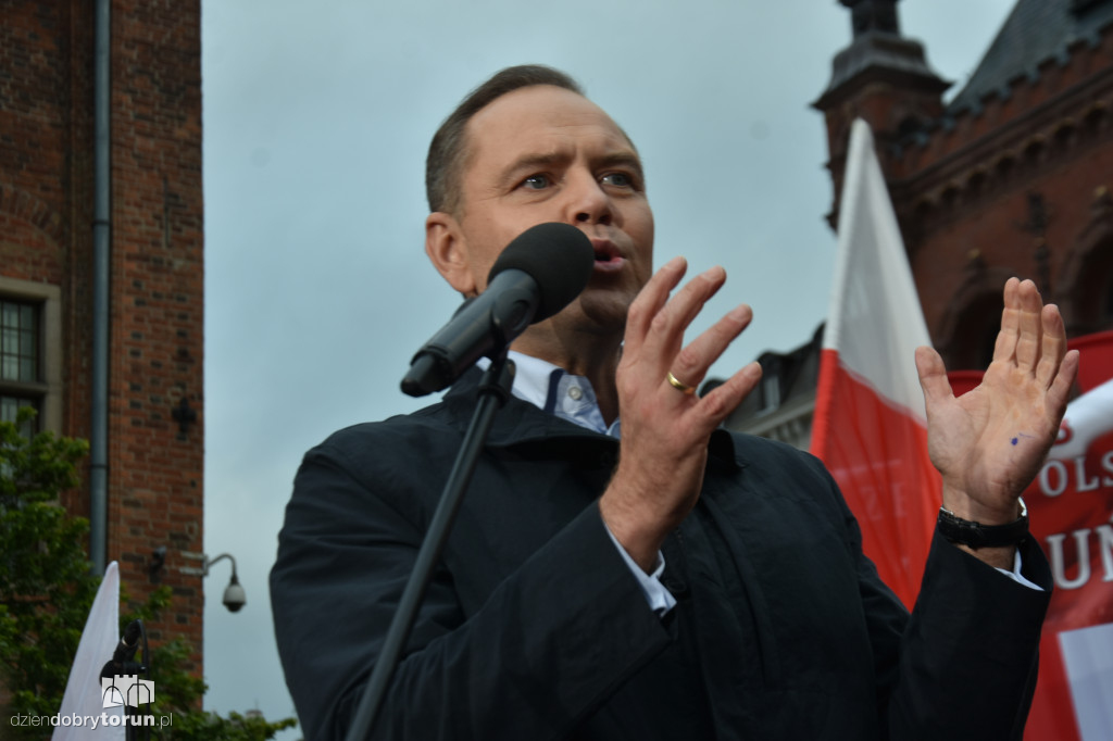 Karol Nawrocki w Toruniu