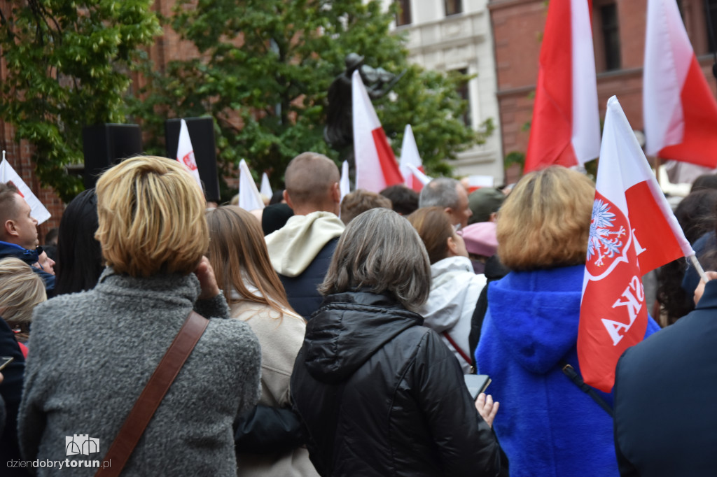 Karol Nawrocki w Toruniu