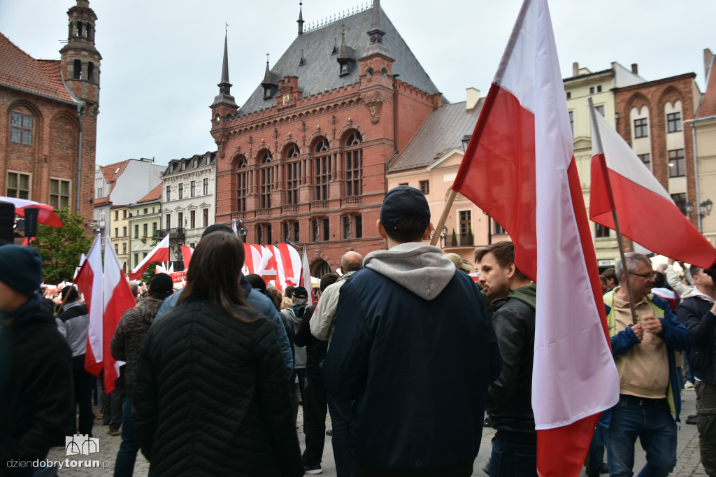 Karol Nawrocki w Toruniu