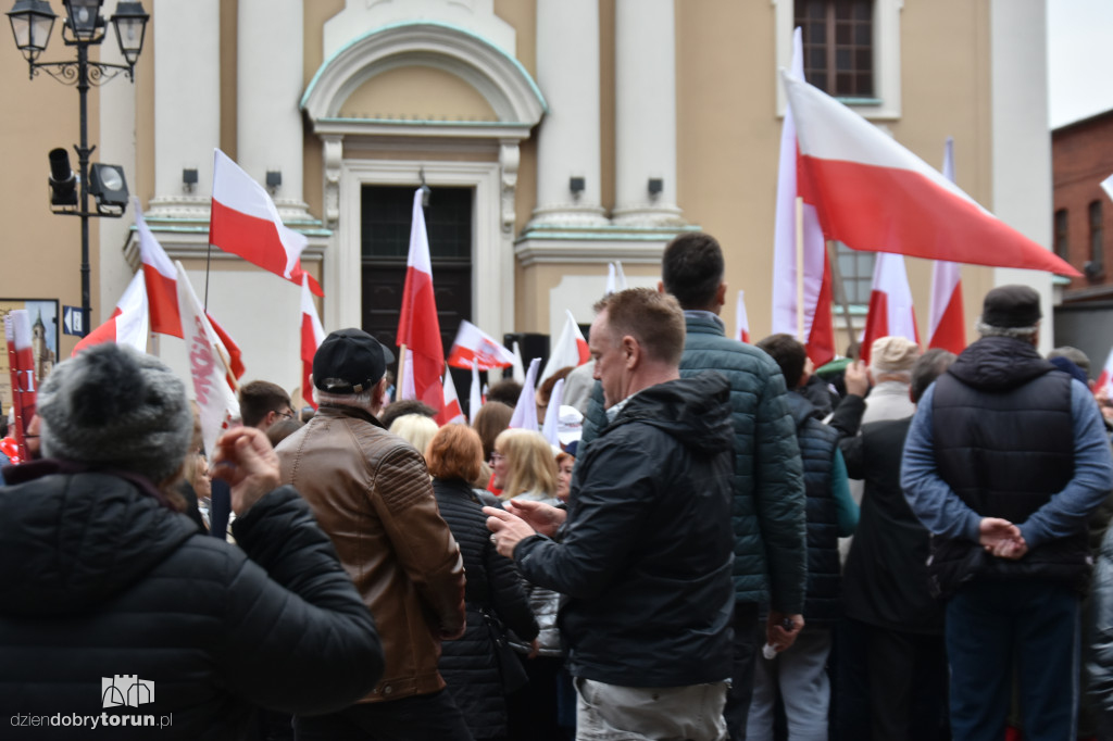 Karol Nawrocki w Toruniu