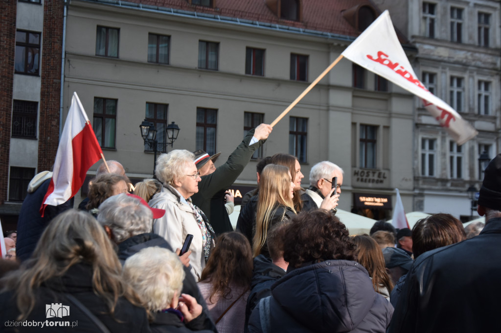 Karol Nawrocki w Toruniu