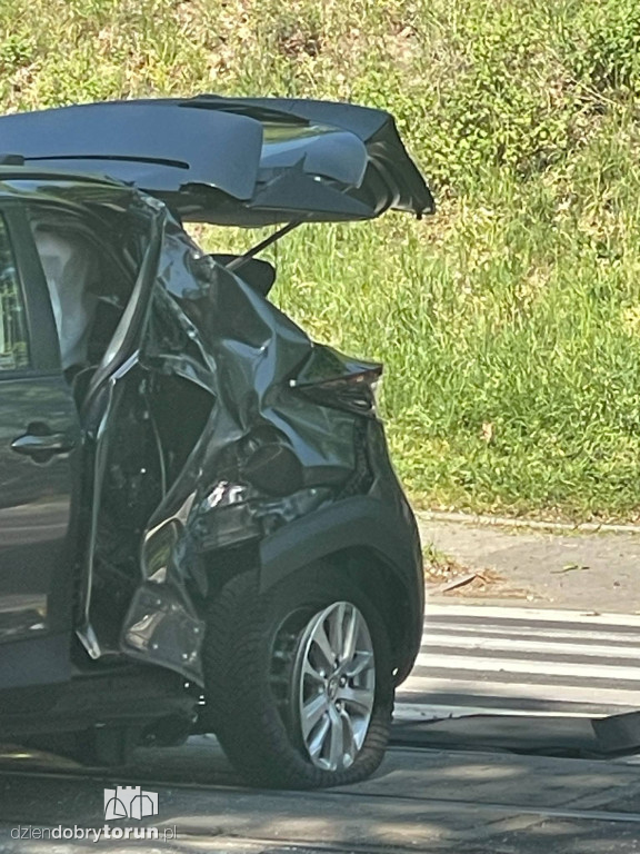 Uwaga na korki! Wypadek na Lubickiej