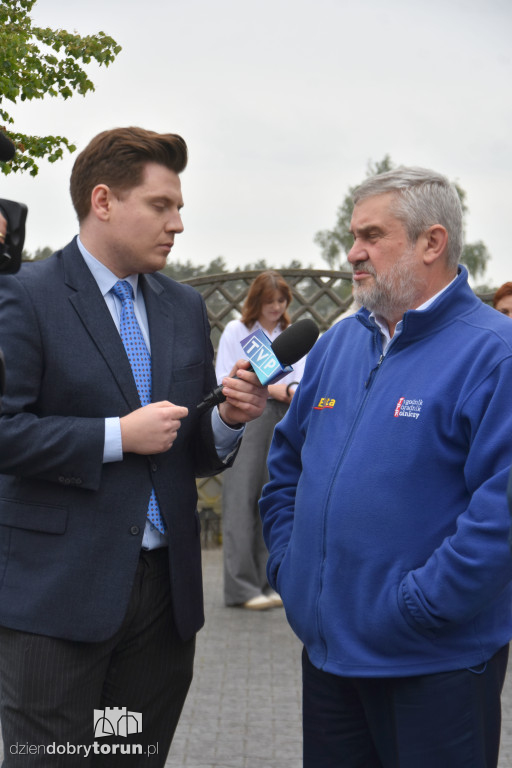 Karol Nawrocki w gminie Koneck