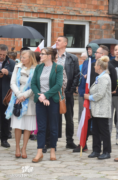 Karol Nawrocki w gminie Koneck