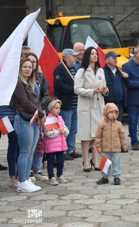 Karol Nawrocki w gminie Koneck
