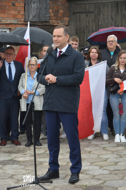 Karol Nawrocki w gminie Koneck
