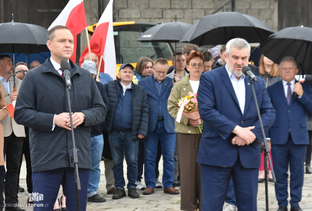 Karol Nawrocki w gminie Koneck
