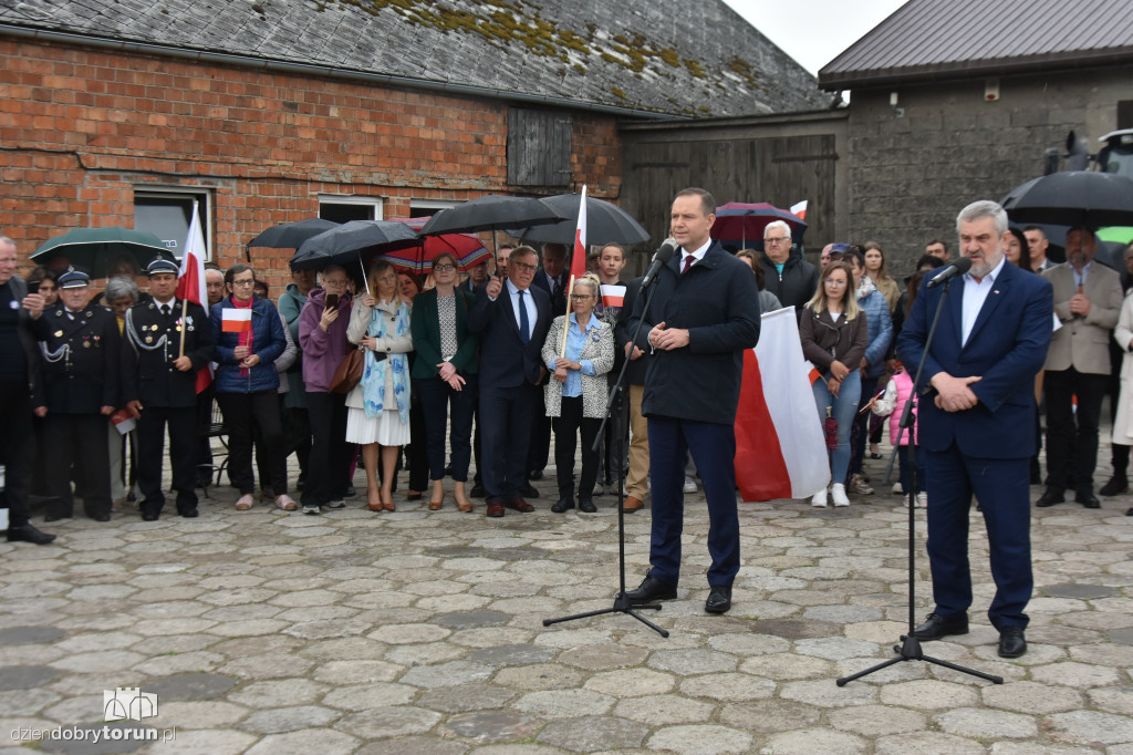 Karol Nawrocki w gminie Koneck